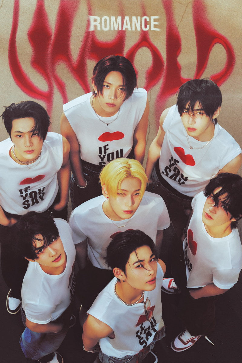 Enhypen Jungwon Heeseung Jay Jake Sunghoon Sunoo Ni-Ki Album Romance Untold Concept Photo Music Poster K-Pop Home Decor For Living Room Aesthetic Kpop Male Boys Group Boy Band - xonomax