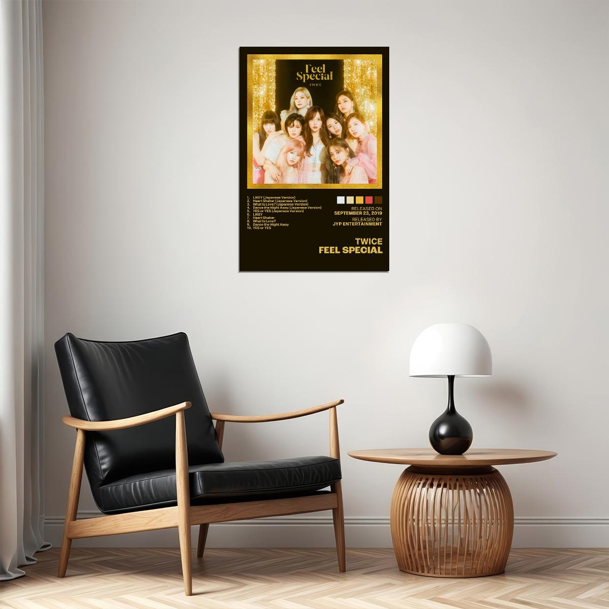 Twice Feel Special Album Cover Music Poster K-pop Home Decor For Living Room Aesthetic Kpop Female Girl Group Cover Trendy Korean Dorm Wall Art