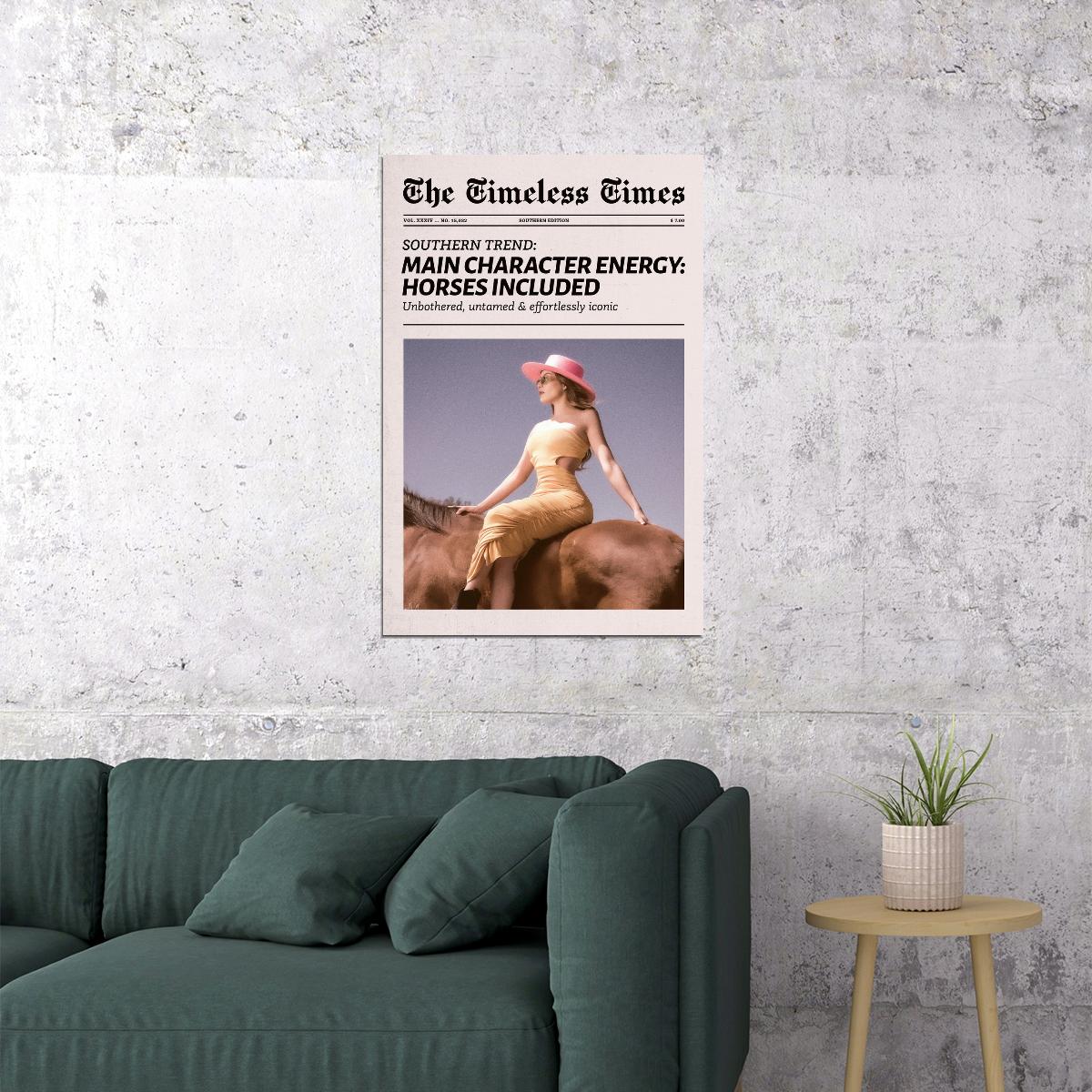 Inspirational Feminist Poster Trendy Newspaper Print Motivational Feminist Quotes Wall Art Bedroom Decor Feminist Gifts For Her - xonomax