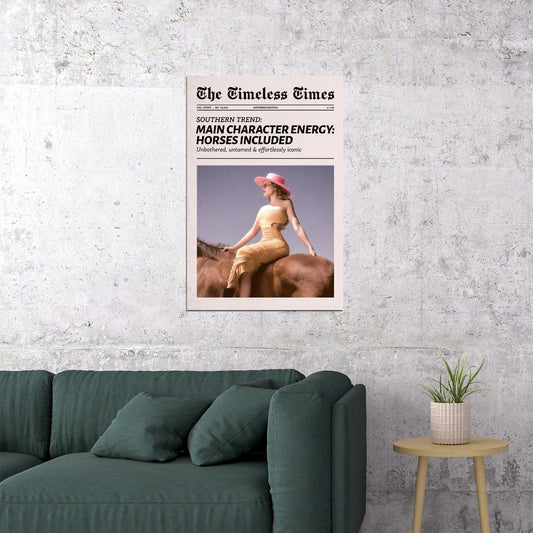 Inspirational Feminist Poster Trendy Newspaper Print Motivational Feminist Quotes Wall Art Bedroom Decor Feminist Gifts For Her - xonomax