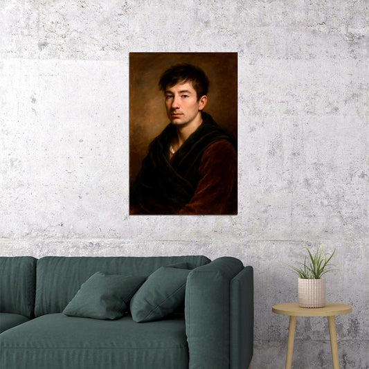 Barry Keoghan Celebrity Poster Funny Celebrity Wall Art Pop Culture Decor Faux Oil Painting Art Print - xonomax