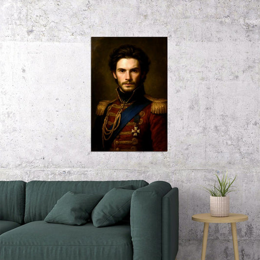 Ben Barnes Celebrity Poster Funny Celebrity Wall Art Pop Culture Decor Faux Oil Painting Art Print - xonomax