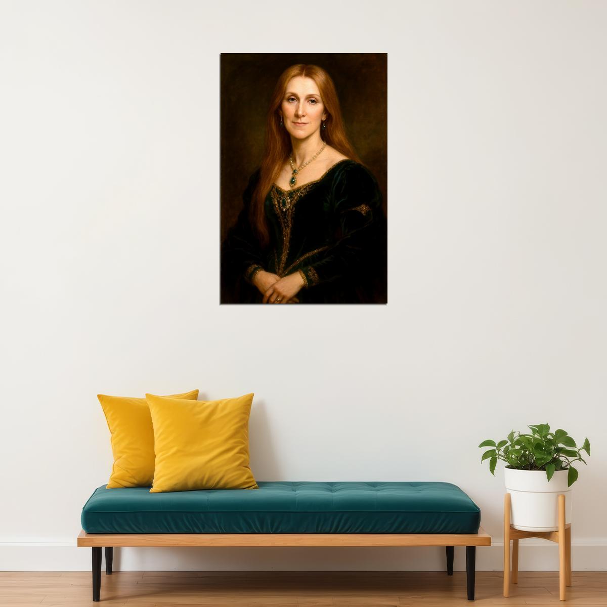 Celine Dion Celebrity Poster Funny Celebrity Wall Art Pop Culture Decor Faux Oil Painting Art Print - xonomax
