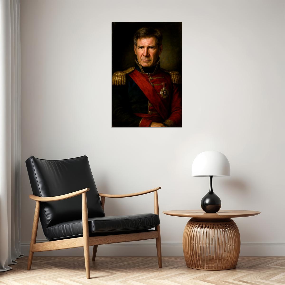 Harrison Ford Celebrity Poster Funny Celebrity Wall Art Pop Culture Decor Faux Oil Painting Art Print - xonomax