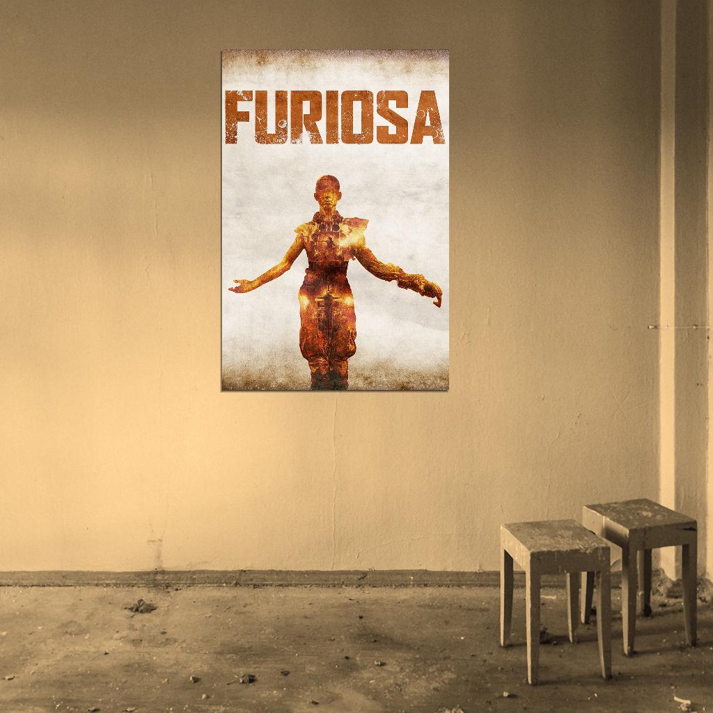 Mad Max Furiosa Art Movie Poster