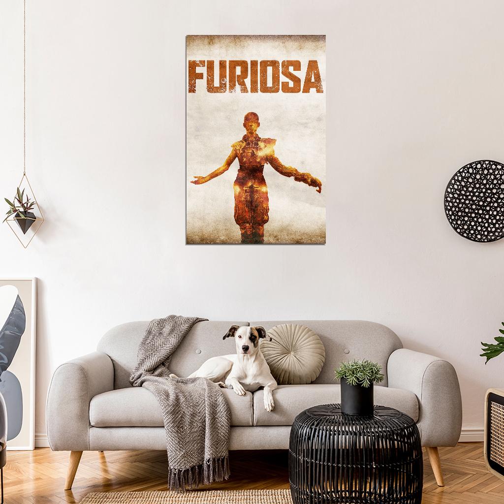 Mad Max Furiosa Art Movie Poster