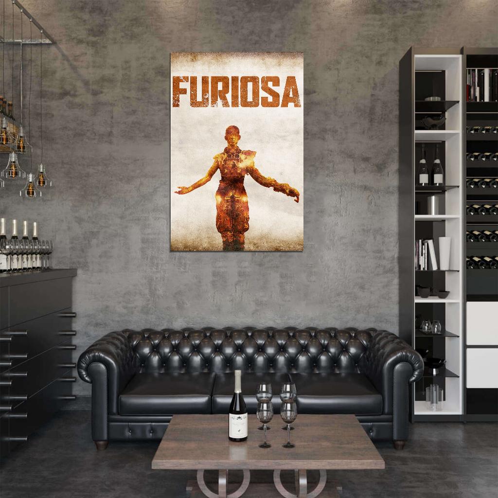 Mad Max Furiosa Art Movie Poster