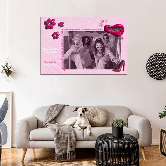 She's everything He's just Ken Barbie Art Movie Poster - xonomax