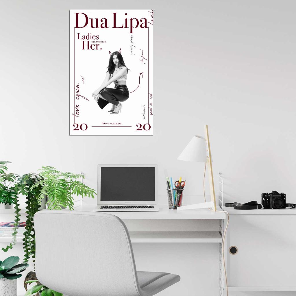 Dua Lipa Future Nostalgia Album Cover 2013 Art Music Poster
