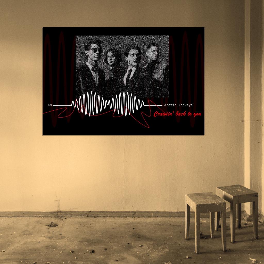 Arctic Monkeys Crawlin' Back to You Album Cover 2013 Art Music Poster
