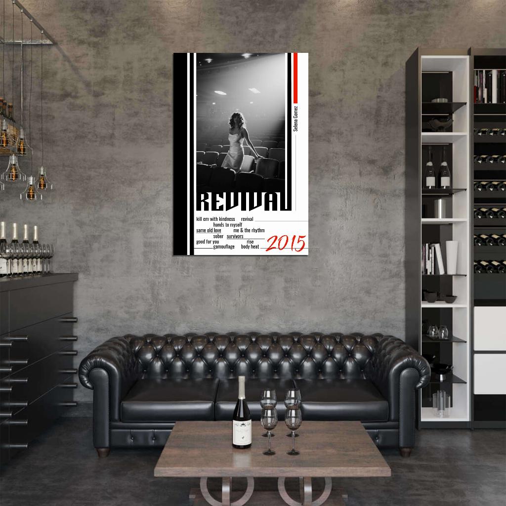 Selena Gomez Revival Album Cover 2015 Art Music Poster - xonomax