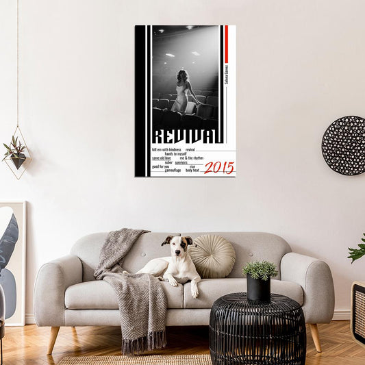 Selena Gomez Revival Album Cover 2015 Art Music Poster - xonomax