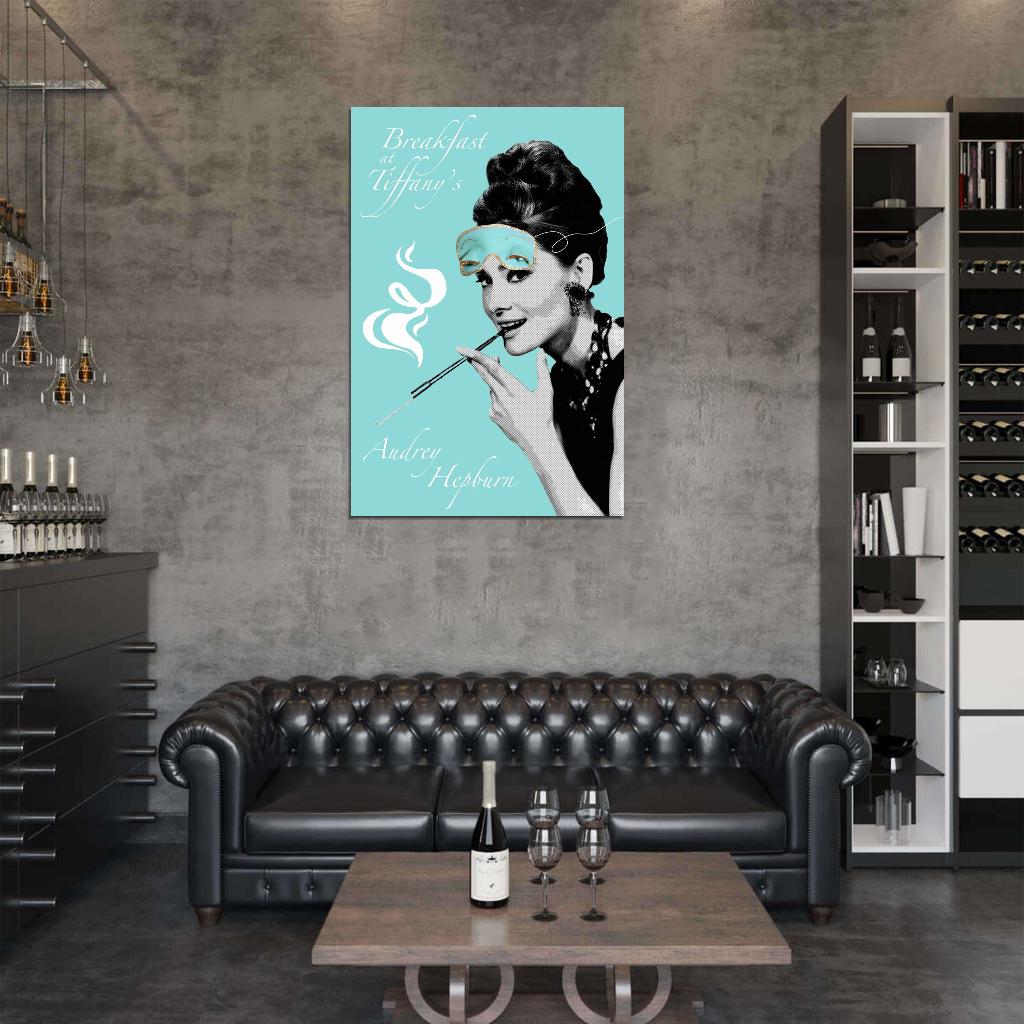 Breakfast At Tiffany's 1961 Art Movie Poster - xonomax