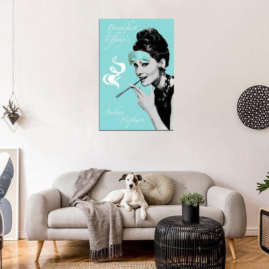 Breakfast At Tiffany's 1961 Art Movie Poster - xonomax