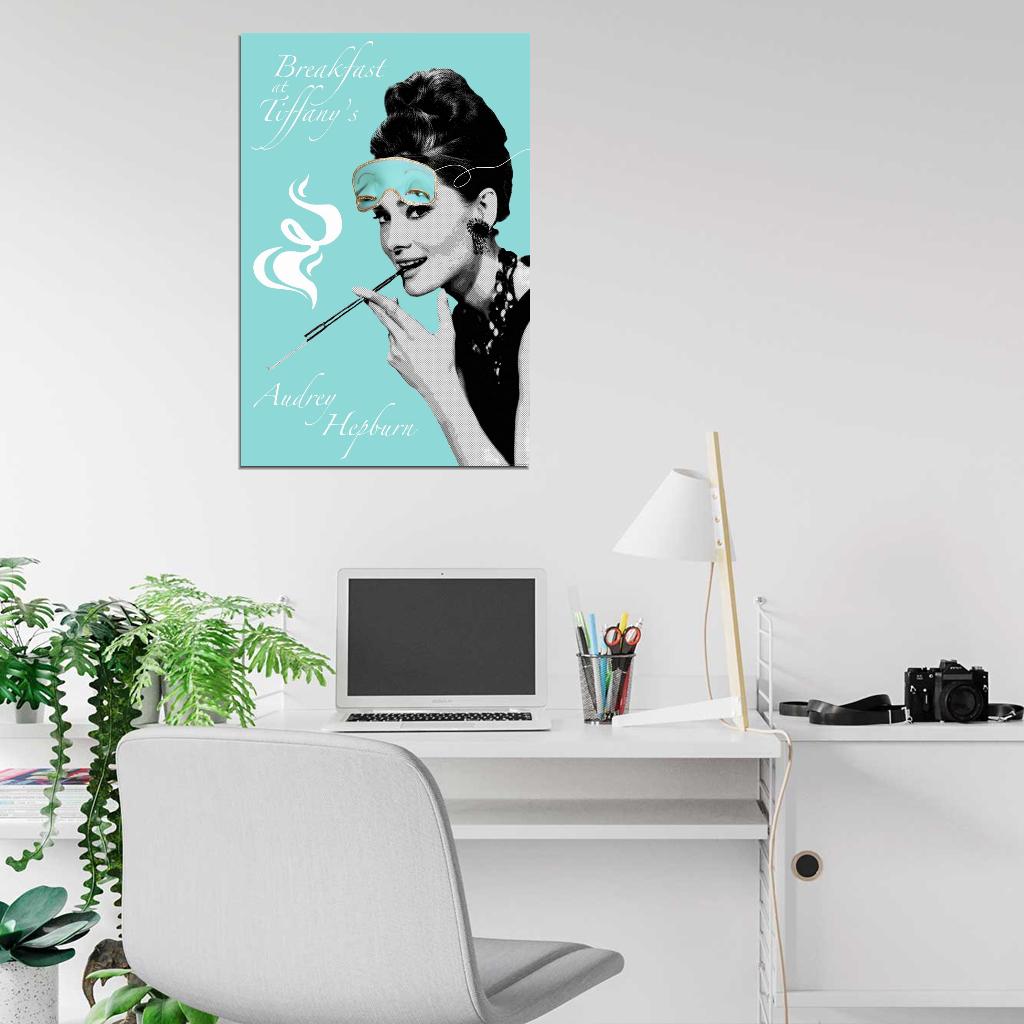 Breakfast At Tiffany's 1961 Art Movie Poster - xonomax