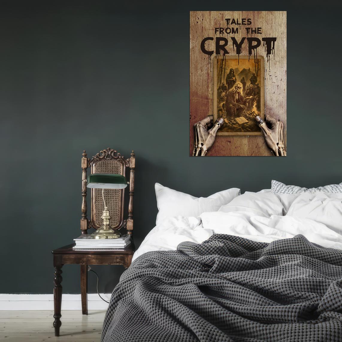 Tales from the Crypt 1989 - 1996 Movie Poster TV Series Robert Zemeckis Witchy Creepy Home Decor For Living Room Aesthetic Cool Theater Room Wall Art - xonomax