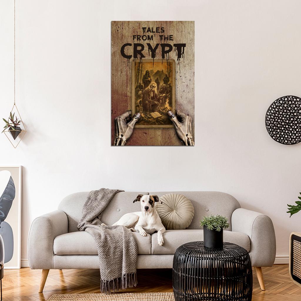 Tales from the Crypt 1989 - 1996 Movie Poster TV Series Robert Zemeckis Witchy Creepy Home Decor For Living Room Aesthetic Cool Theater Room Wall Art