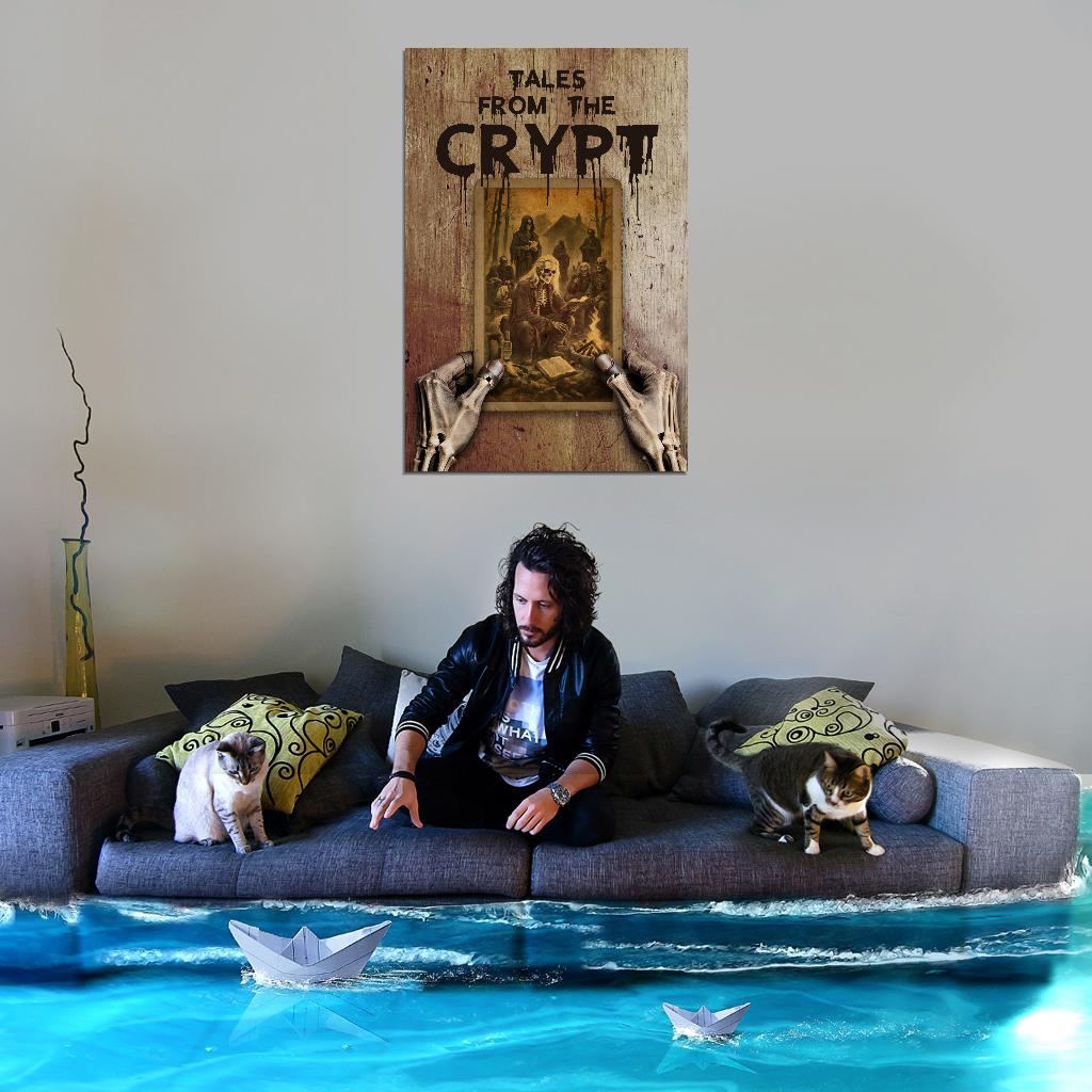 Tales from the Crypt 1989 - 1996 Movie Poster TV Series Robert Zemeckis Witchy Creepy Home Decor For Living Room Aesthetic Cool Theater Room Wall Art