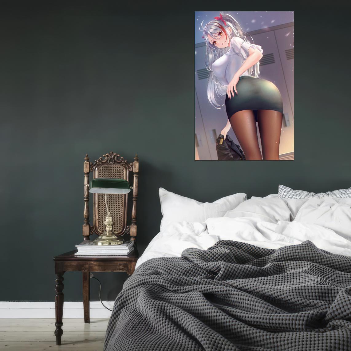 Azur Lane Prinz Eugen Military Sci-fi Video Game Anime Poster Manga Art Tights