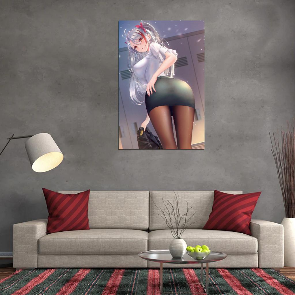 Azur Lane Prinz Eugen Military Sci-fi Video Game Anime Poster Manga Art Tights