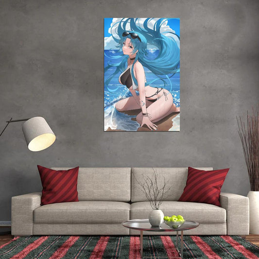 Azur Lane Sovetskaya Belorussiya Military Sci-fi Video Game Anime Poster Manga Art Bikini - xonomax