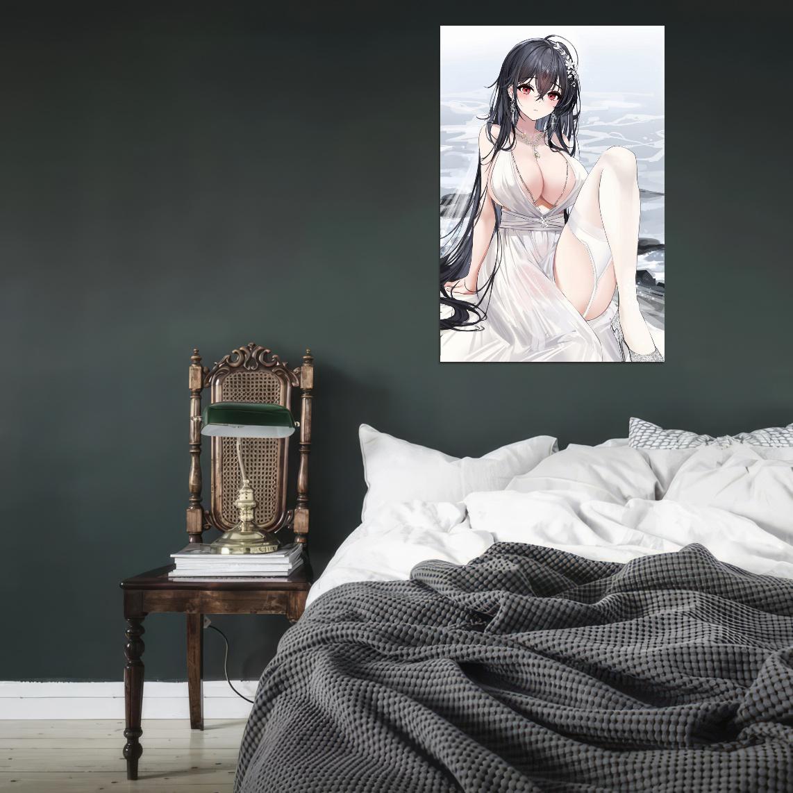 Azur Lane Taihou Military Sci-fi Video Game Anime Poster Manga Art Sexy - xonomax