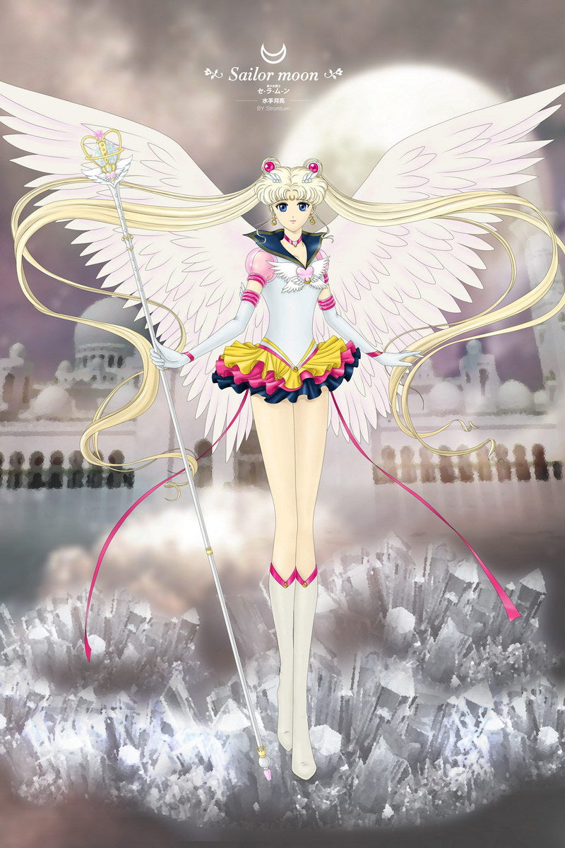 Bishoujo Senshi Sailor Moon Usagi Magical Girl Fantasy Anime Poster Manga Art - xonomax