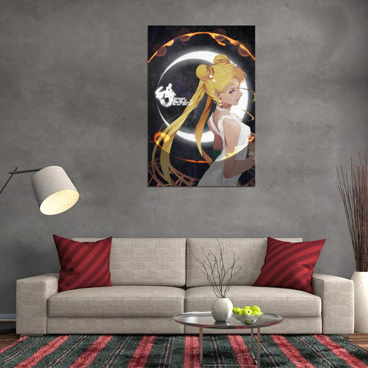 Bishoujo Senshi Sailor Moon Usagi Magical Girl Fantasy Anime Poster Manga Art - xonomax