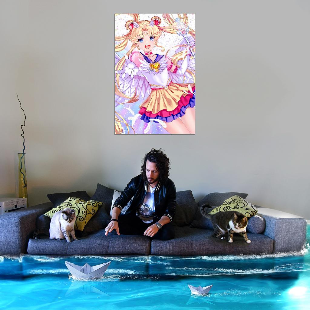 Bishoujo Senshi Sailor Moon Usagi Magical Girl Fantasy Anime Poster Manga Art