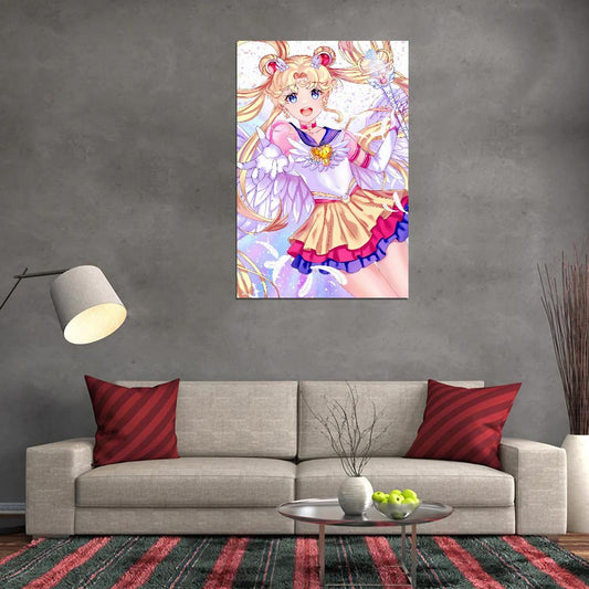 Bishoujo Senshi Sailor Moon Usagi Magical Girl Fantasy Anime Poster Manga Art - xonomax