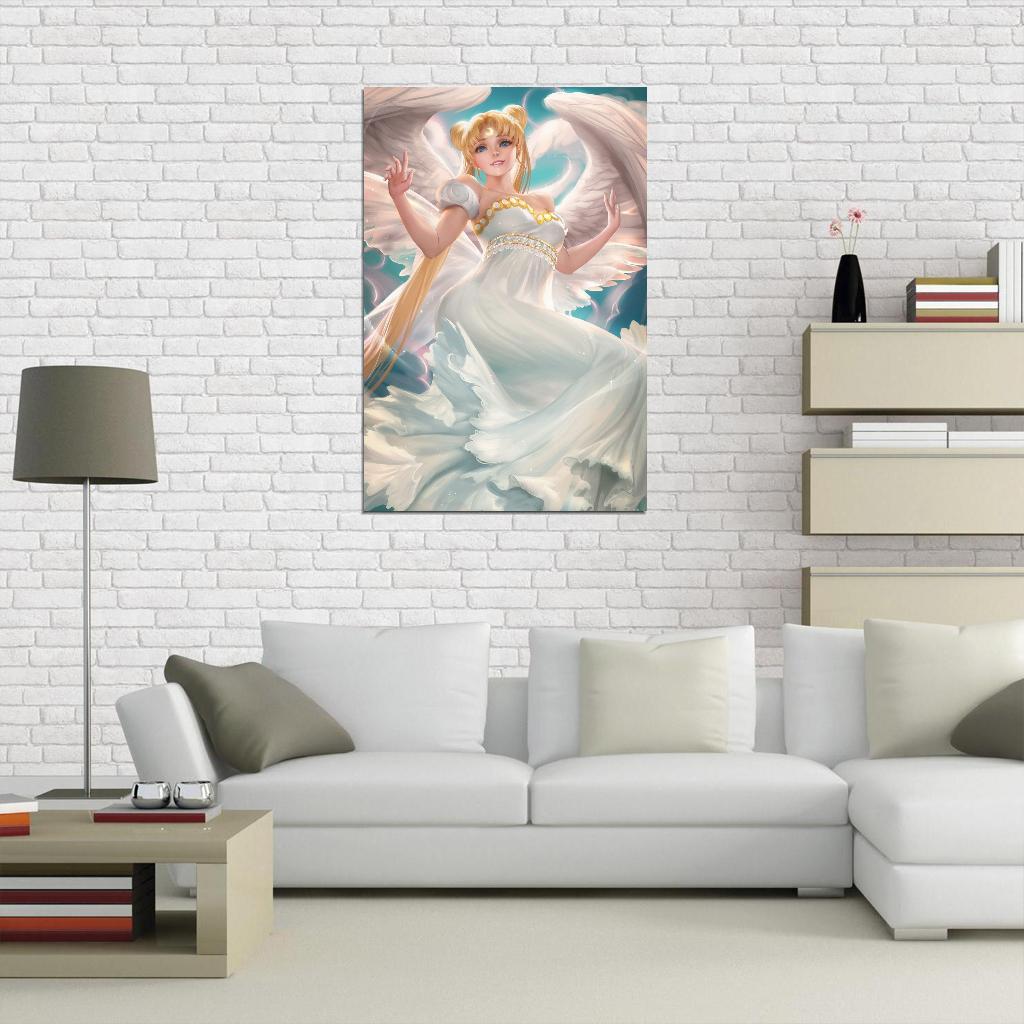 Bishoujo Senshi Sailor Moon Usagi Princess Serenity Magical Girl Fantasy Anime Poster Manga Art - xonomax