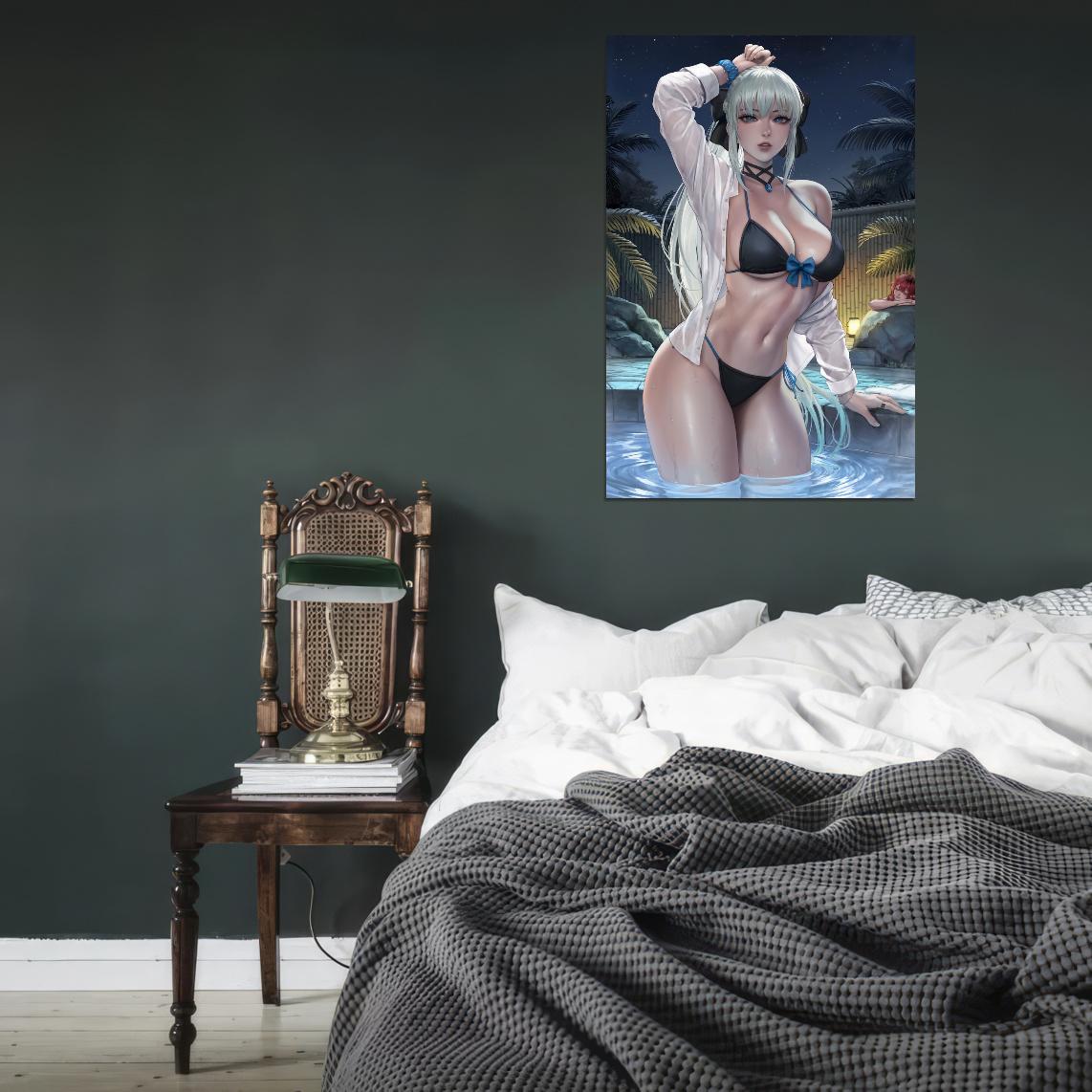 Fate Grand Order Morgan Le Fay Fantasy Action Video Game Anime Poster Manga Art - xonomax