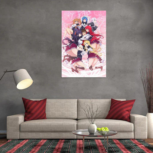 High School Dxd Issei Hyoudou Rias Gremory Girls Action Anime Poster Manga Art - xonomax