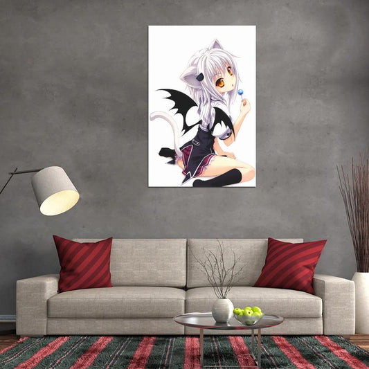 High School Dxd Nekomata Girls Action Anime Poster Manga Art - xonomax
