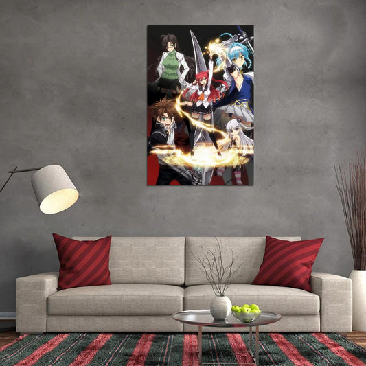 Shinmai Maou No Testament The Testament Of Sister New Devil Basara Toujou Mio Naruse Erotica Fantasy Anime Poster Manga Art - xonomax