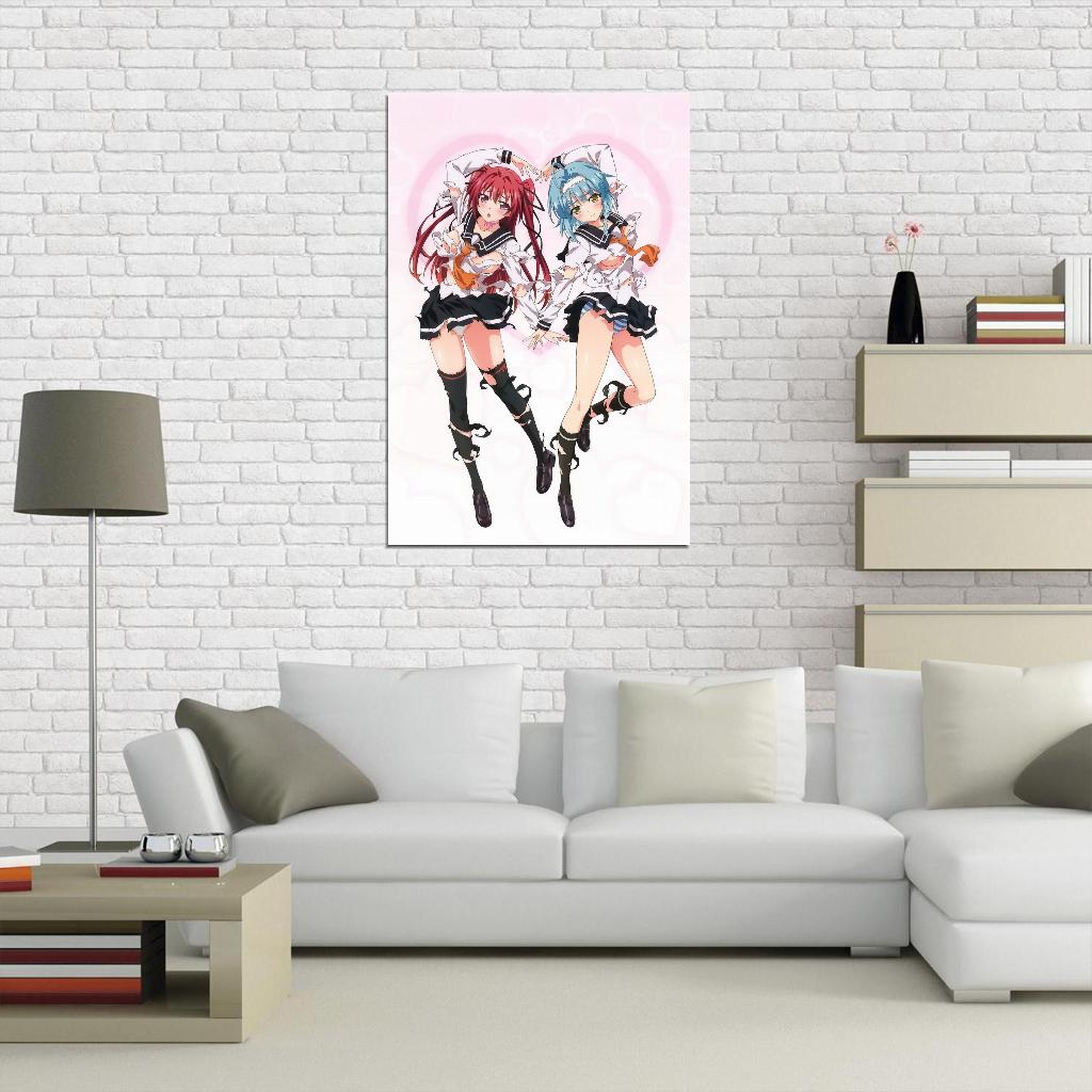 Shinmai Maou No Testament The Testament Of Sister New Devil Basara Toujou Mio Naruse Yuki Nonaka Fantasy Anime Poster Manga Art - xonomax