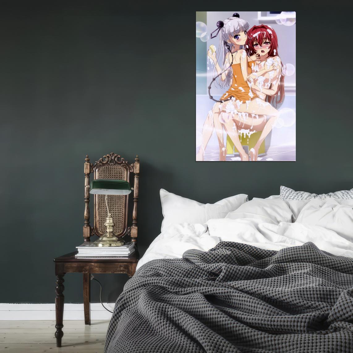 Shinmai Maou No Testament The Testament Of Sister New Devil Mio Naruse Maria Naruse Sexy Fantasy Anime Poster Manga Art - xonomax