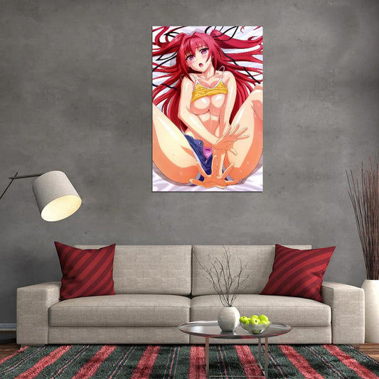 Shinmai Maou No Testament The Testament Of Sister New Devil Mio Naruse Sexy Redhead Fantasy Anime Poster Manga Art - xonomax