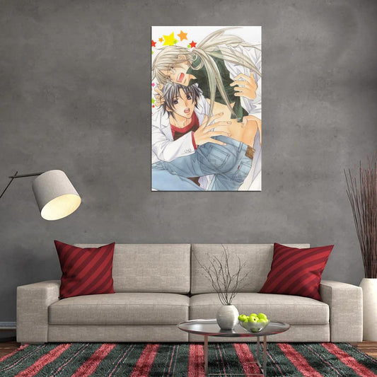 Koisuru Boukun The Tyrant Falls In Love Tetsuhiro Morinaga Souichi Tatsumi Yaoi Boys Love Anime Poster Manga Art - xonomax