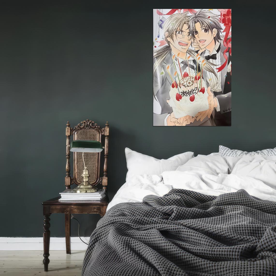 Koisuru Boukun The Tyrant Falls In Love Tetsuhiro Morinaga Souichi Tatsumi Yaoi Boys Love Anime Poster Manga Art - xonomax