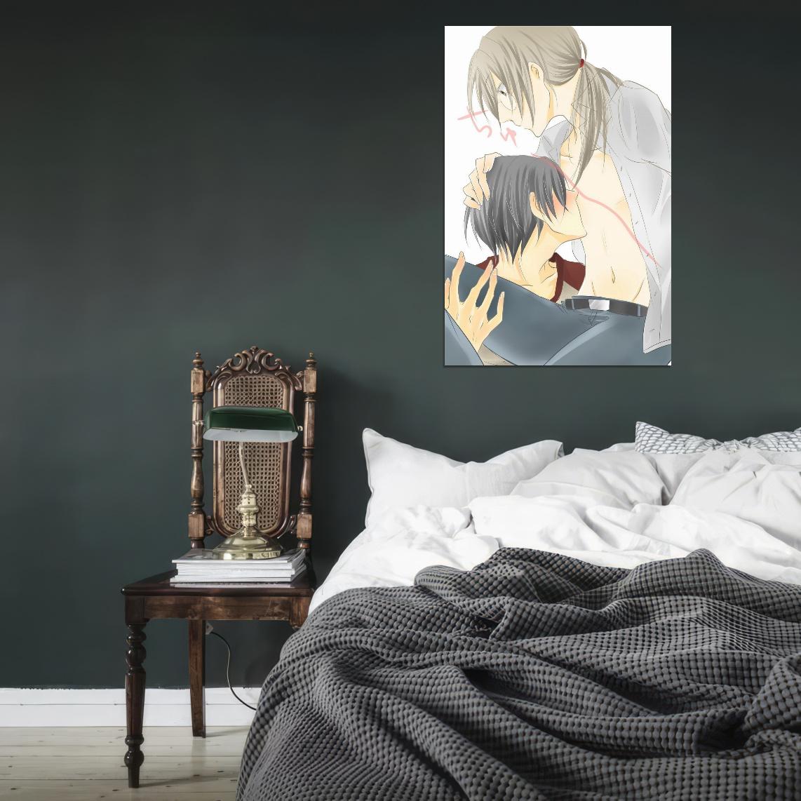 Koisuru Boukun The Tyrant Falls In Love Tetsuhiro Morinaga Souichi Tatsumi Yaoi Boys Love Anime Poster Manga Art - xonomax