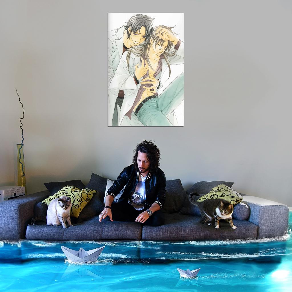 Koisuru Boukun The Tyrant Falls In Love Tetsuhiro Morinaga Souichi Tatsumi Yaoi Boys Love Anime Poster Manga Art
