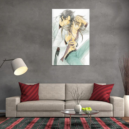 Koisuru Boukun The Tyrant Falls In Love Tetsuhiro Morinaga Souichi Tatsumi Yaoi Boys Love Anime Poster Manga Art - xonomax