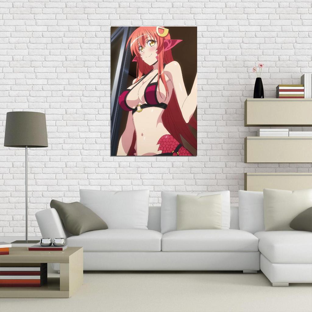 Monster Musume No Iru Nichijou Monster Musume Everyday Life With Monster Girls Miia Anime Poster Manga Art Sexy