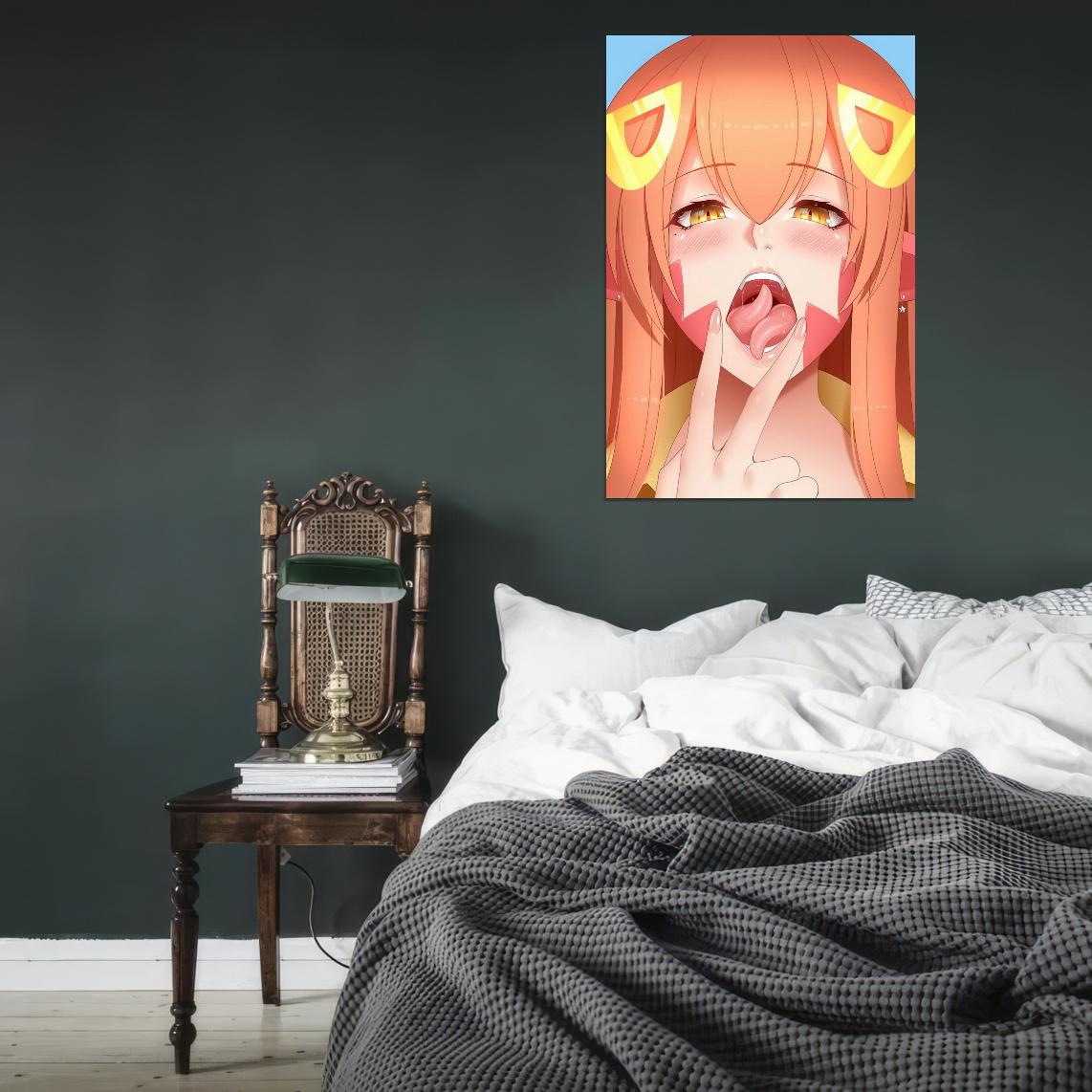 Monster Musume No Iru Nichijou Monster Musume Everyday Life With Monster Girls Miia Anime Poster Manga Art - xonomax