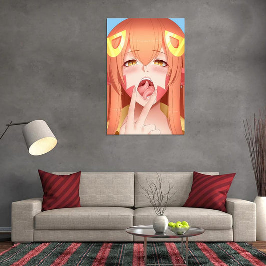 Monster Musume No Iru Nichijou Monster Musume Everyday Life With Monster Girls Miia Anime Poster Manga Art - xonomax