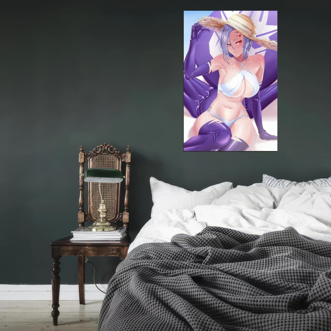 Monster Musume No Iru Nichijou Monster Musume Everyday Life With Monster Girls Rachnera Arachnera Anime Poster Manga Art Sexy