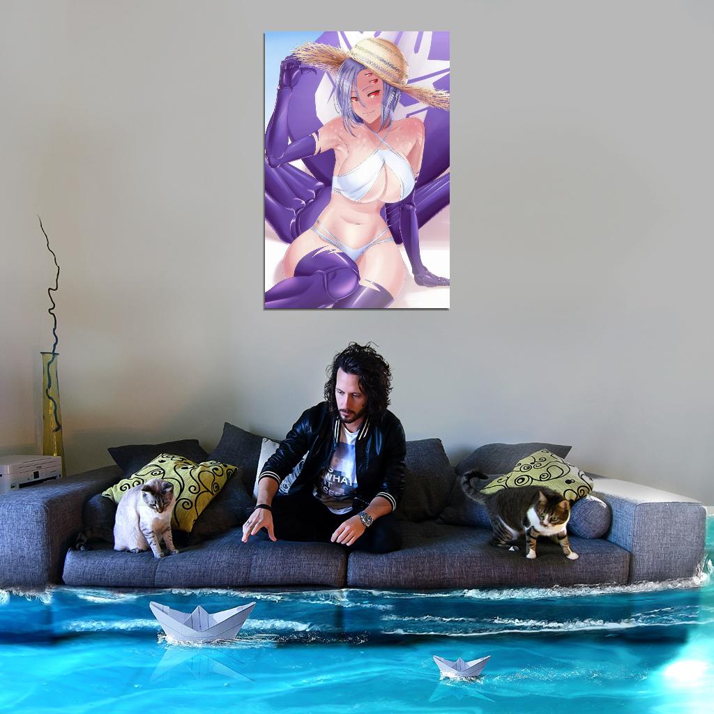 Monster Musume No Iru Nichijou Monster Musume Everyday Life With Monster Girls Rachnera Arachnera Anime Poster Manga Art Sexy