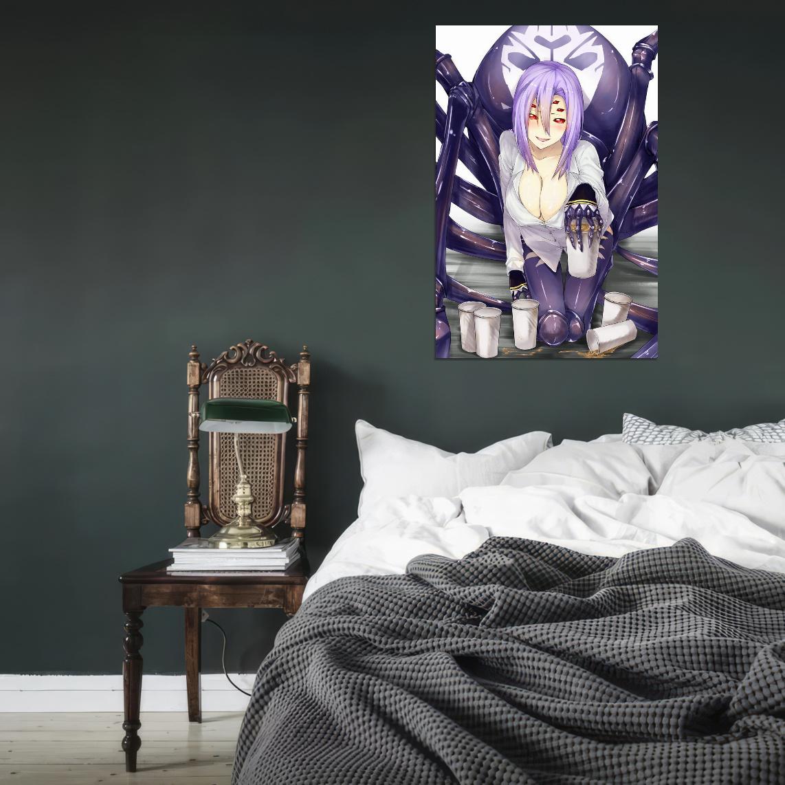 Monster Musume No Iru Nichijou Monster Musume Everyday Life With Monster Girls Rachnera Arachnera Anime Poster Manga Art Sexy - xonomax