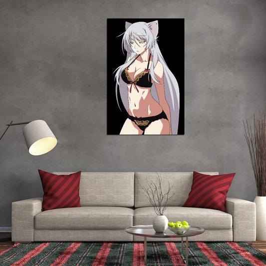 Monogatari Bakemonogatari Hanekawa Tsubasa Series Supernatural Romance Anime Poster Manga Art 2 Sexy Neko - xonomax